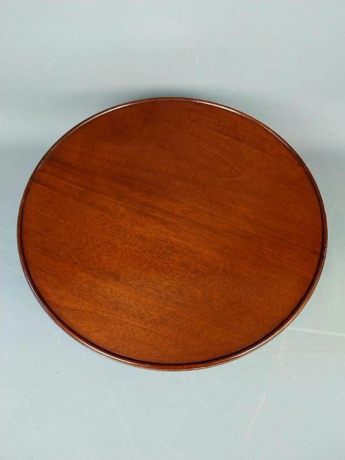 VICTORIAN MAHOGANY REVOLVING LAZY SUSAN DUM WAITER - ADDITIONAL PHOTO 3