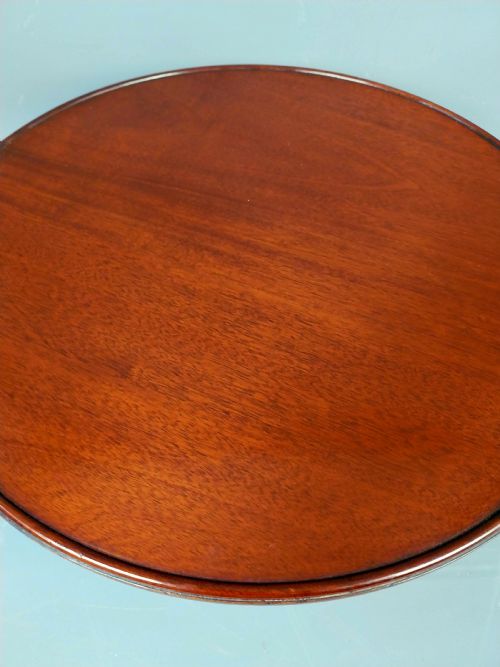 VICTORIAN MAHOGANY REVOLVING LAZY SUSAN DUM WAITER - ADDITIONAL PHOTO 4