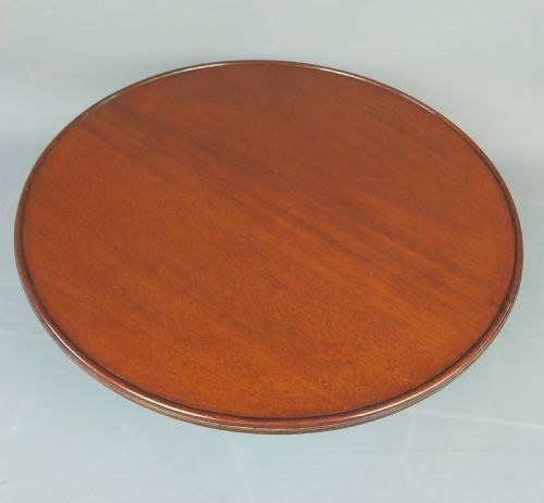 VICTORIAN MAHOGANY REVOLVING LAZY SUSAN DUM WAITER - ADDITIONAL PHOTO 5