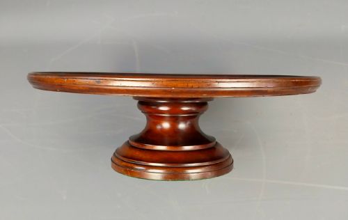 VICTORIAN MAHOGANY REVOLVING LAZY SUSAN DUM WAITER - ADDITIONAL PHOTO 7