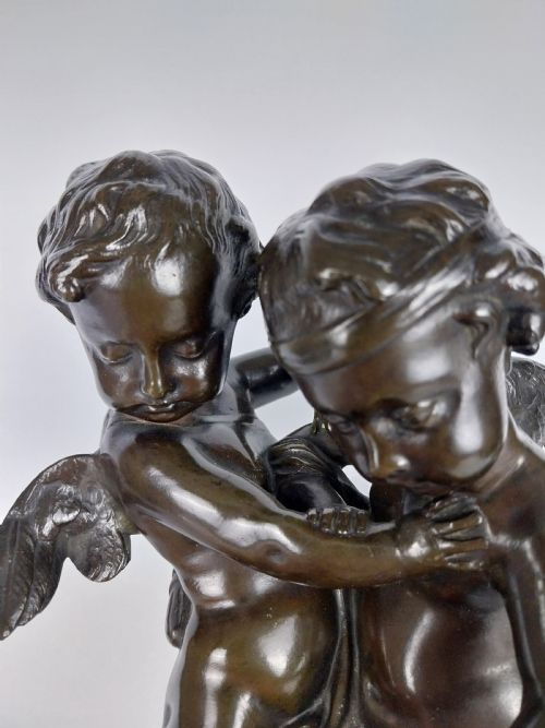 fig 1. Bronze Cupid Sculpture 