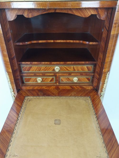 19TH CENTURY FRENCH TALL CHEST OF DRAWERS WITH GILT BRONZE MOUNTS - ADDITIONAL PHOTO 12