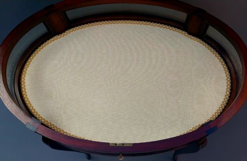 EDWARDIAN MAHOGANY INLAID BIJOUTERIE DISPLAY TABLE - ADDITIONAL PHOTO 16