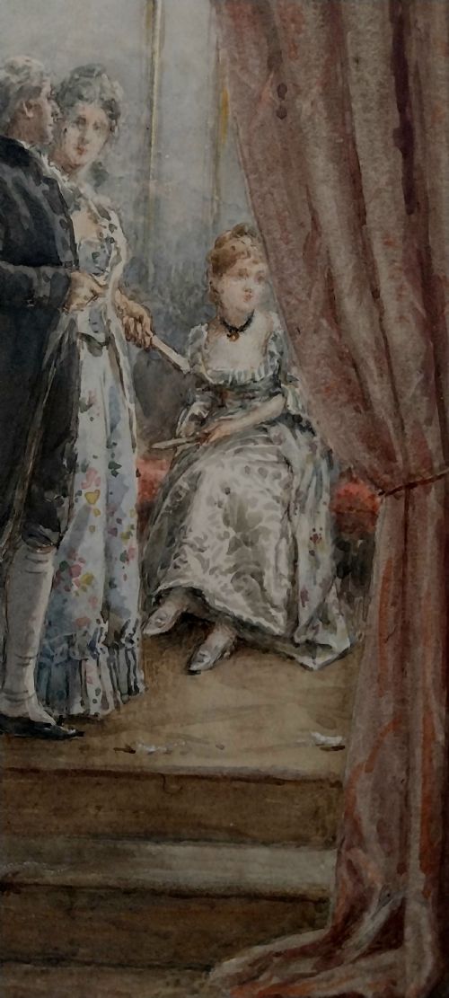 fig 4. George Goodwin Kilburne Watercolour 