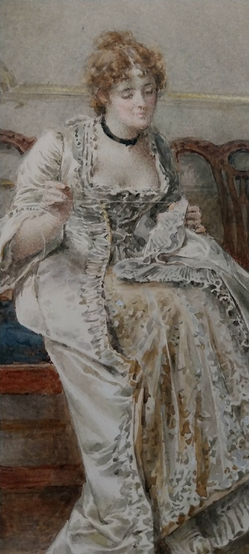 fig 5. George Goodwin Kilburne Watercolour 