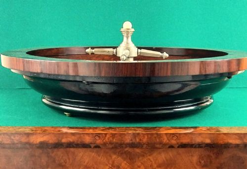 ANTIQUE ROSEWOOD ROULETTE WHEEL CIRCA 1900 - ADDITIONAL PHOTO 8