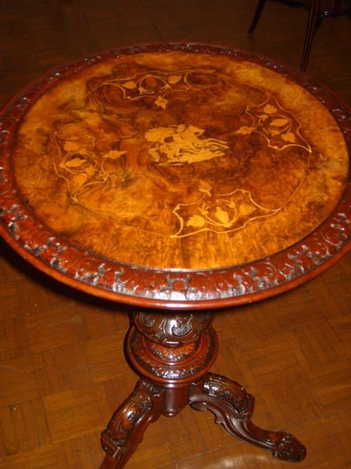 Occasional Table Victorian Walnut