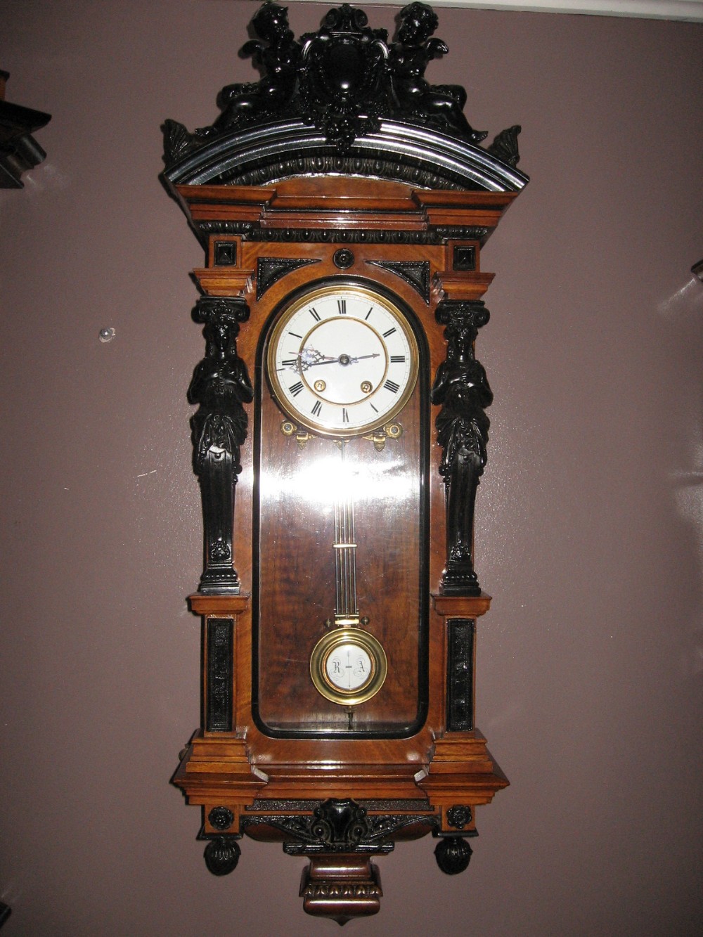 Vienna wall clock-Lenzkirsch