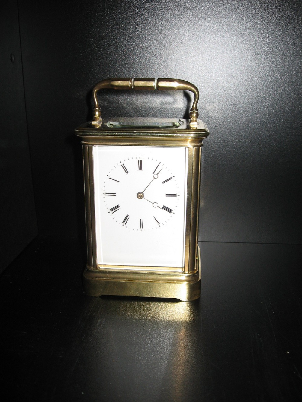 French carriage clock-Mottu Freres bell strike