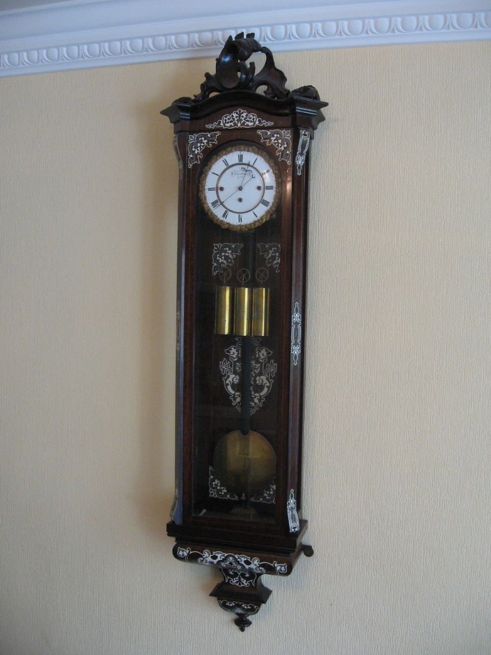 Vienna wall clock-Schonberger