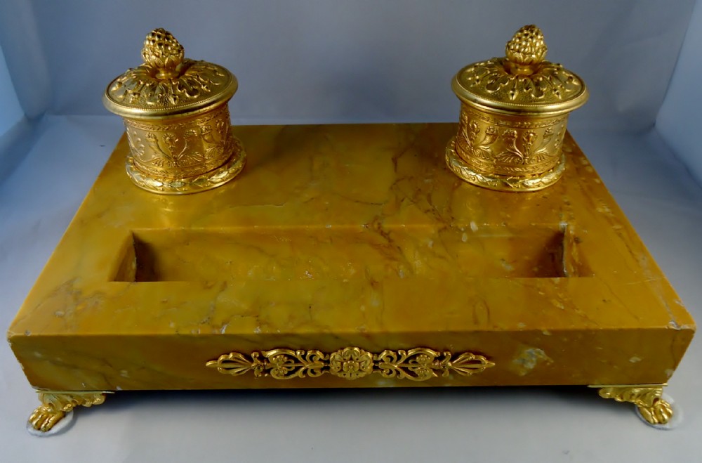 A Marble Desk Stand 