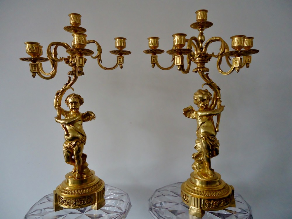 A superb Pair of Candelabra 