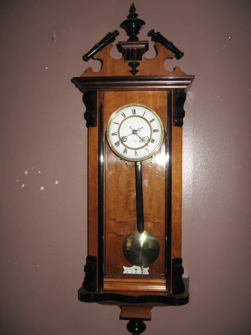 Antique vienna wall clock