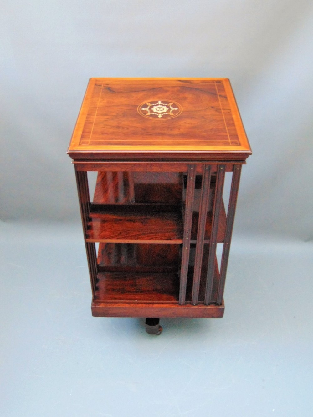 A superb Rosewood Revolving Bookcase 