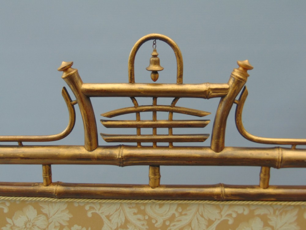 A CHINESE  STYLE GILT WOOD  SCREEN View II