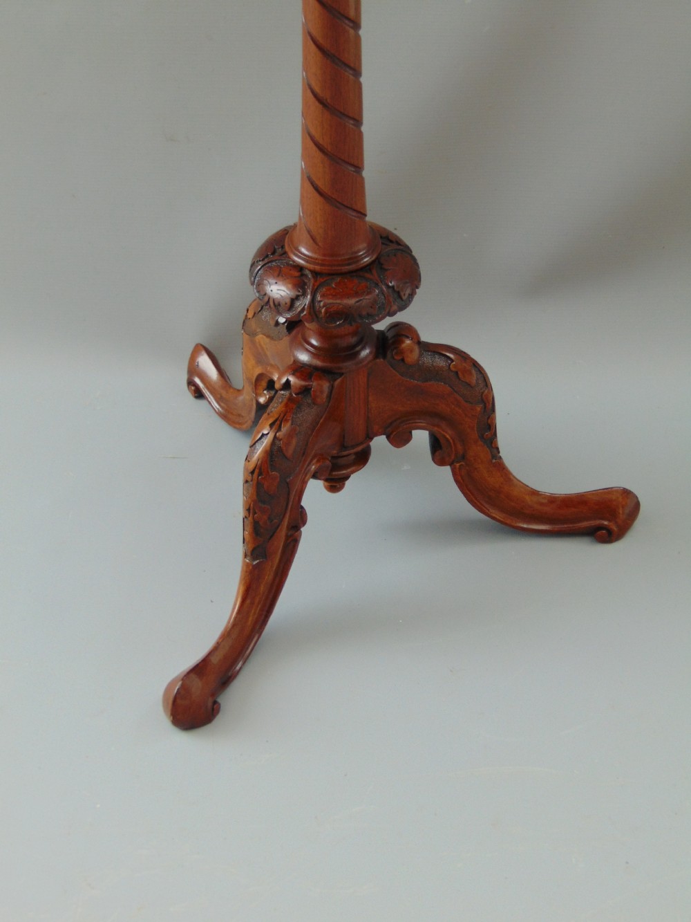 A pretty burr walnut occasional table  View V