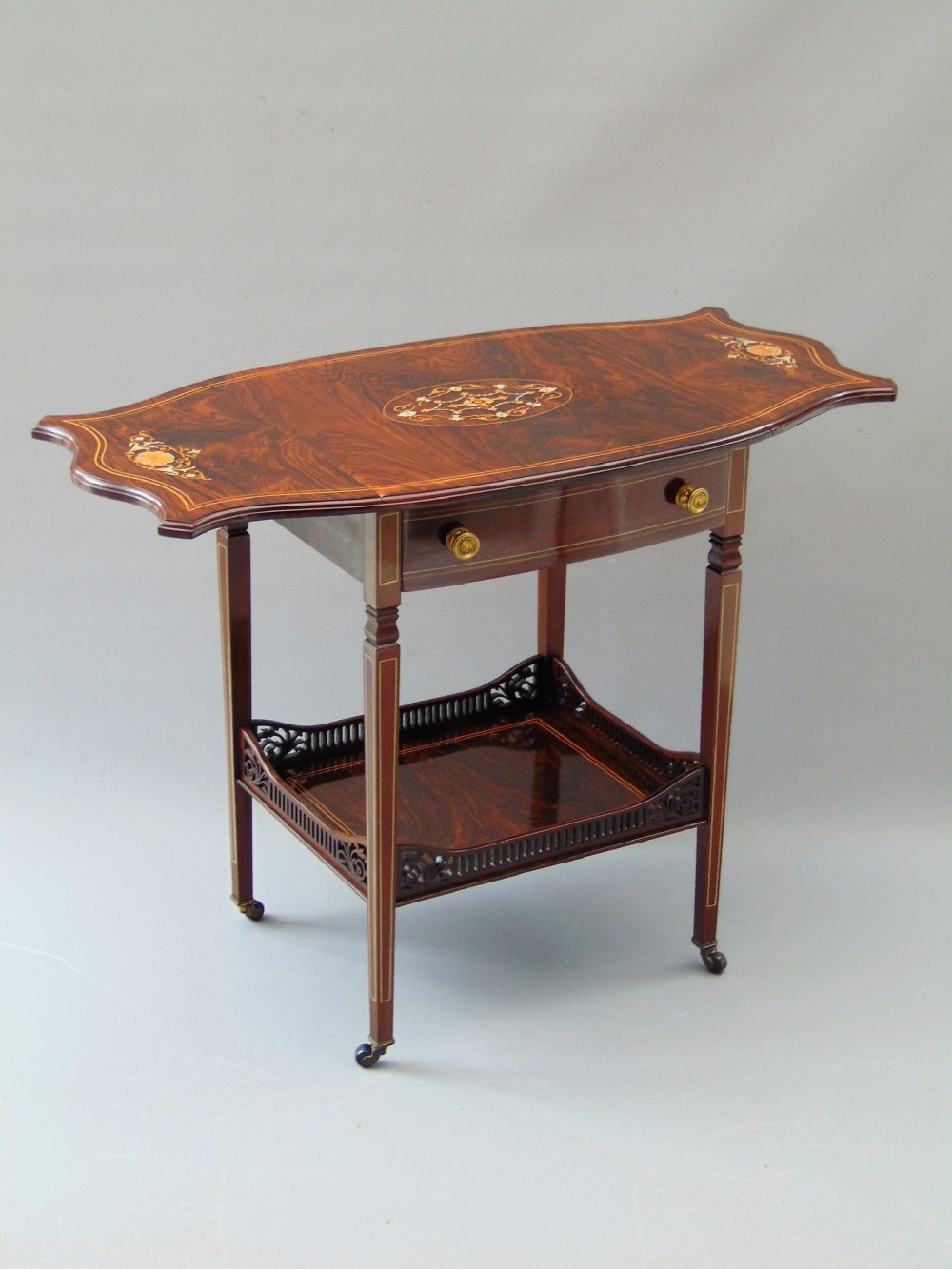A quality Rosewood occasional  table 