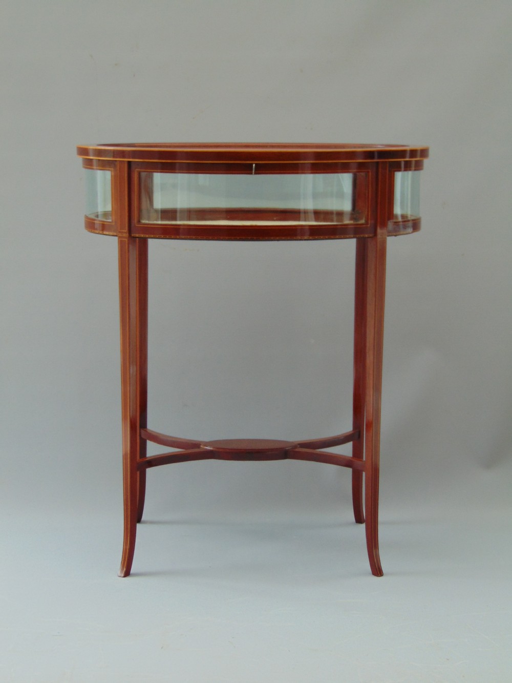 A MAHOGANY BIJOUTERIE DISPLAY TABLE  View III