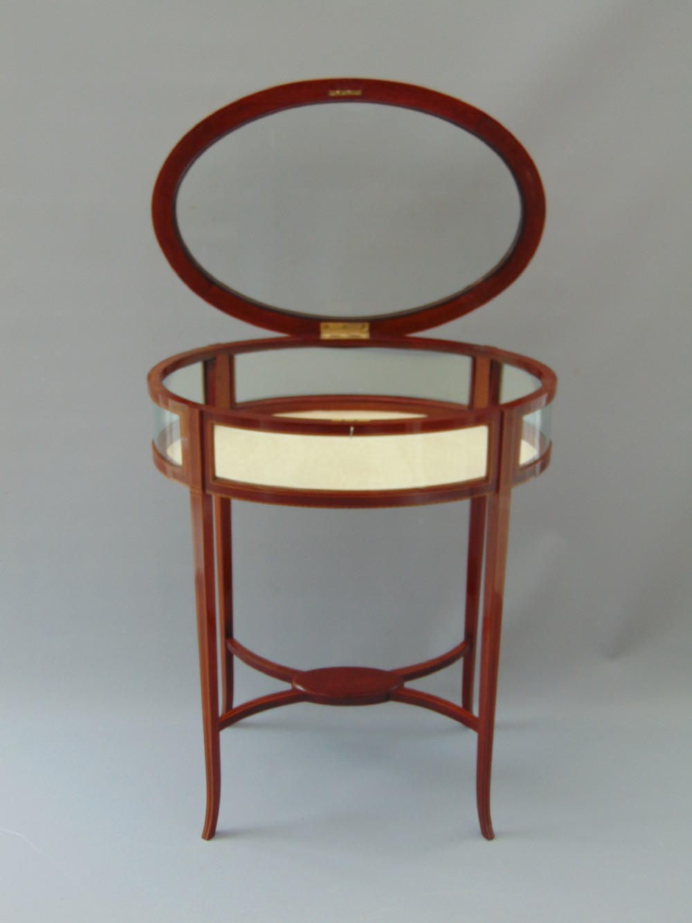 A MAHOGANY BIJOUTERIE DISPLAY TABLE  View IV