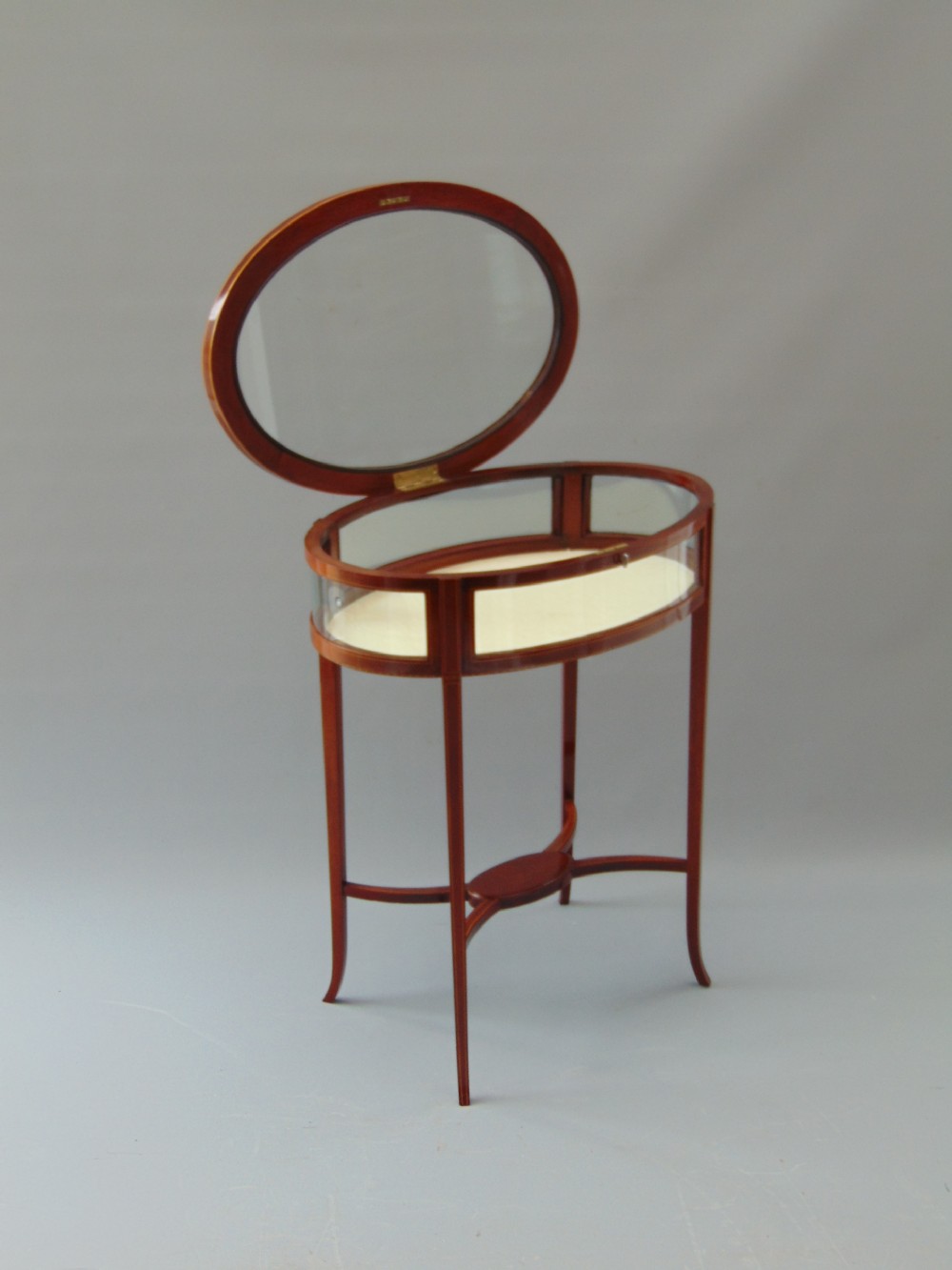 A MAHOGANY BIJOUTERIE DISPLAY TABLE  View V