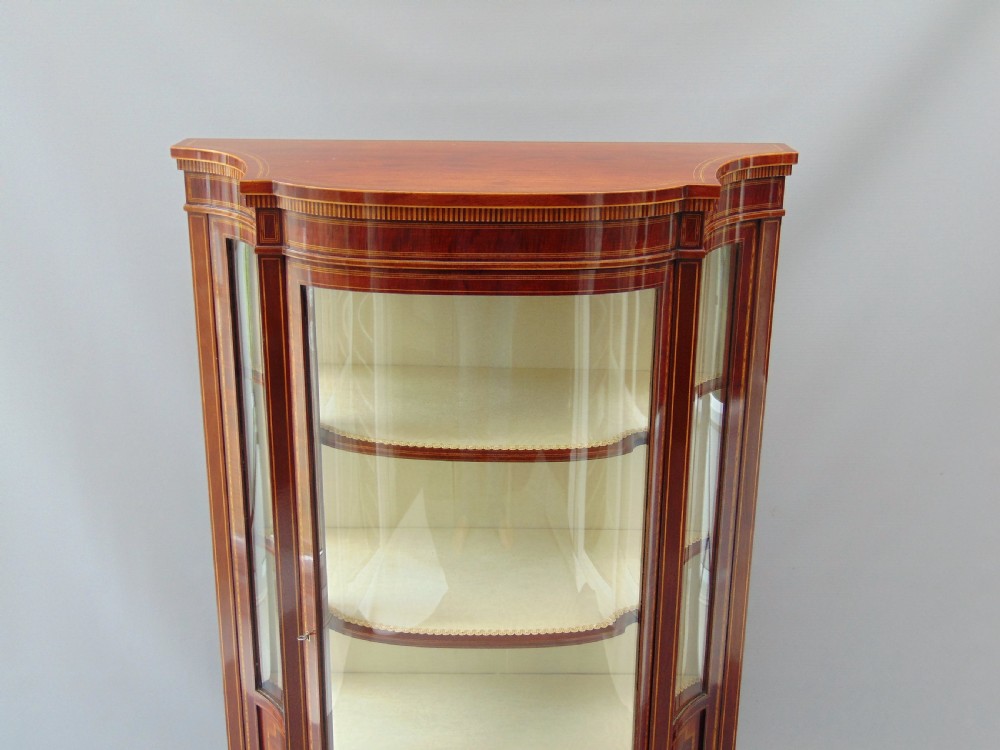A fabulous  mahogany  display cabinet vitrine View IV
