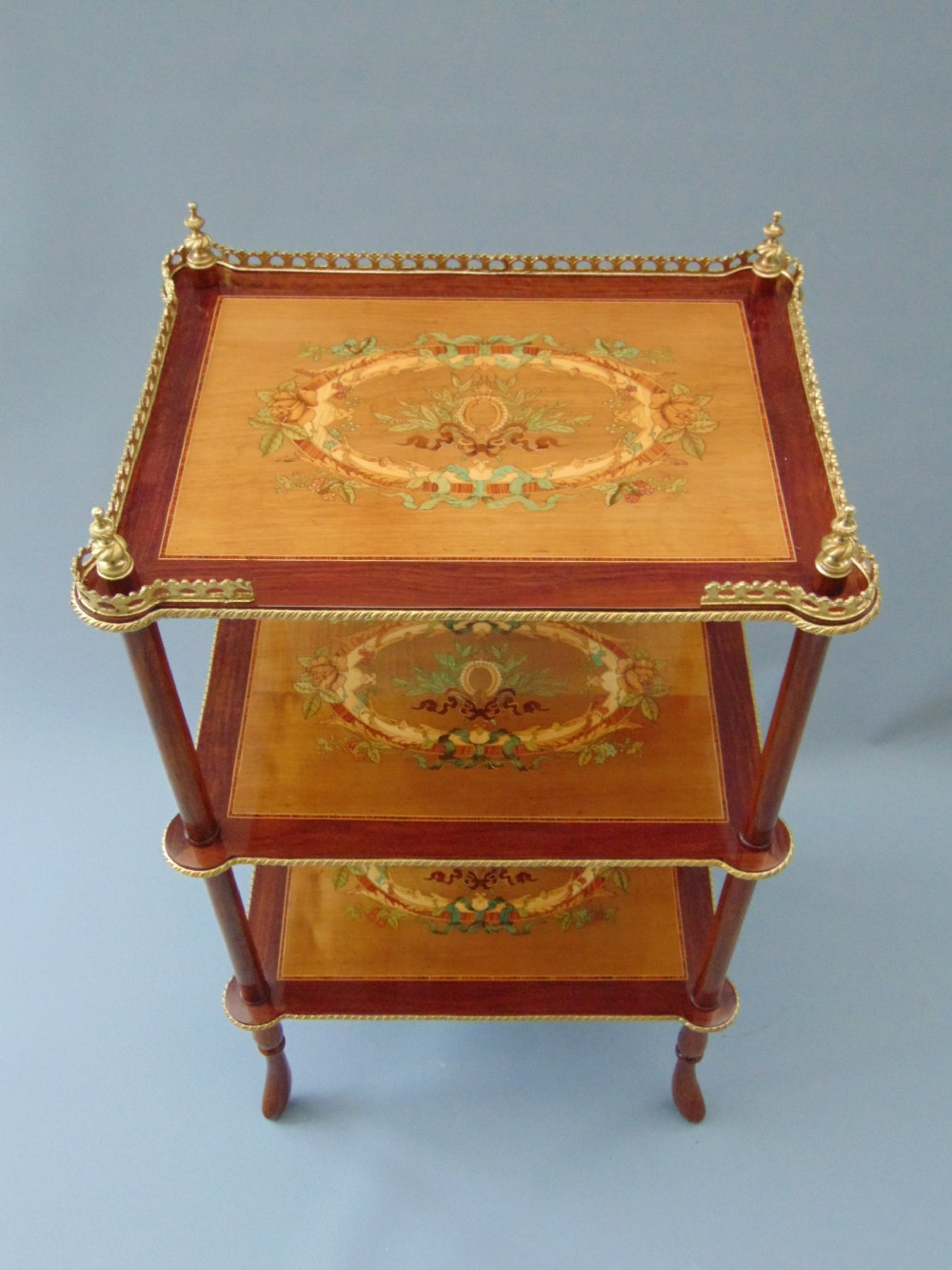 A quality Marquetry  Etagere View III