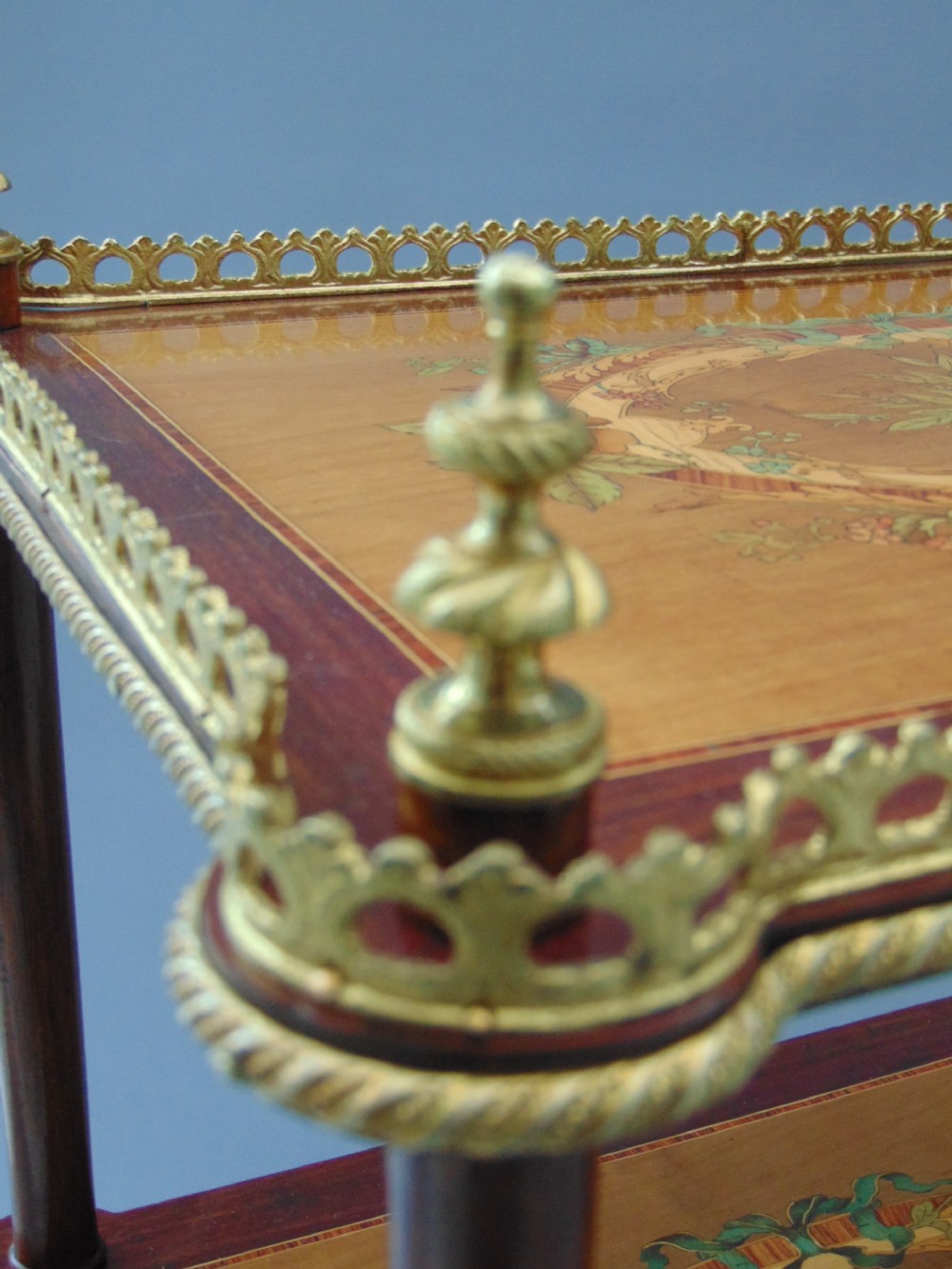 A quality Marquetry  Etagere View VII