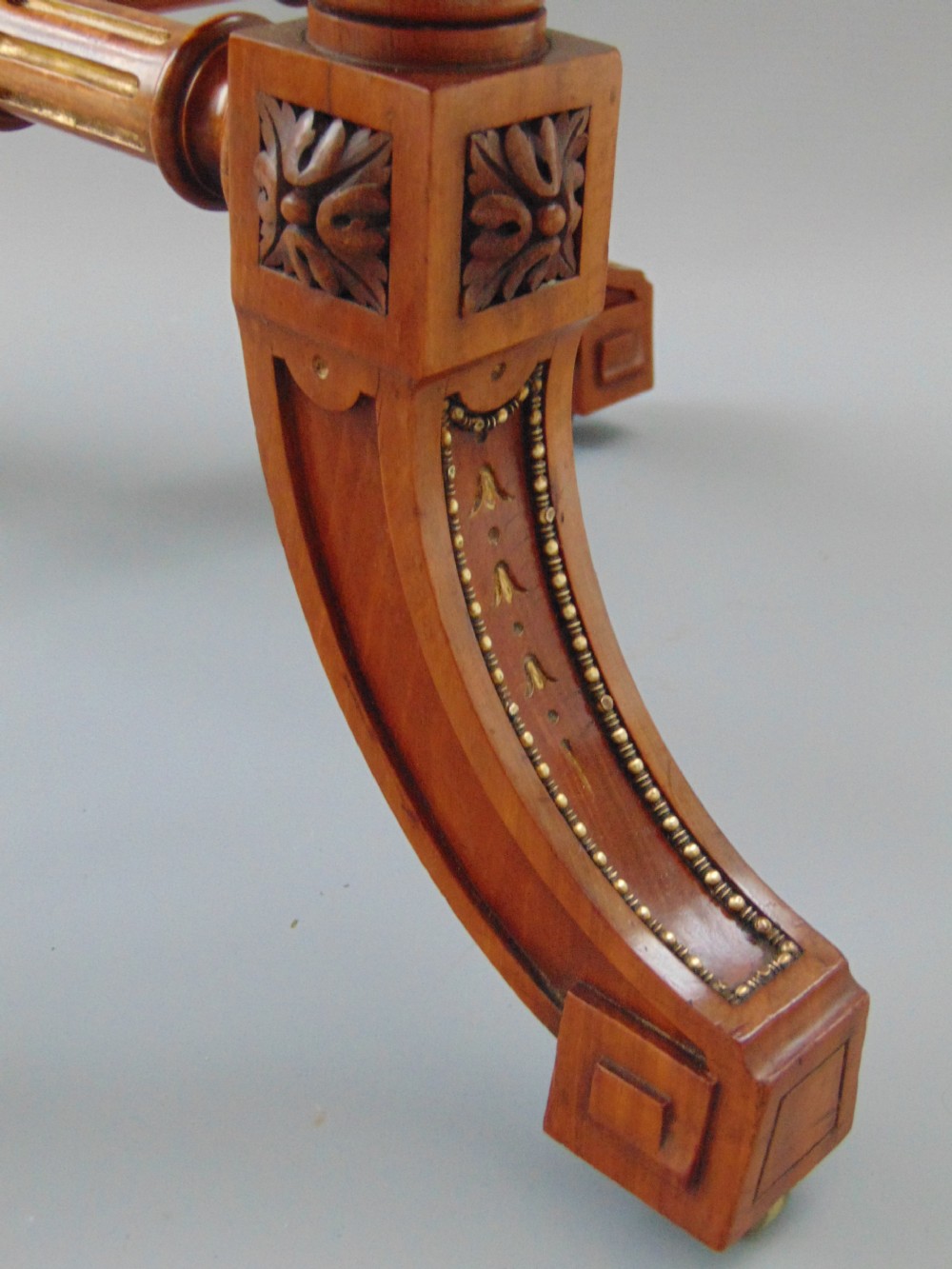 A stunning Amboyna and Satin wood Gillows Occasional Table  View III