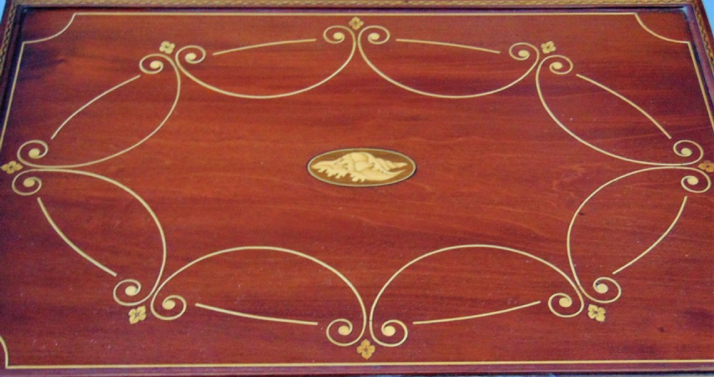 A fabulous nest of four mahogany tables quartetto View V