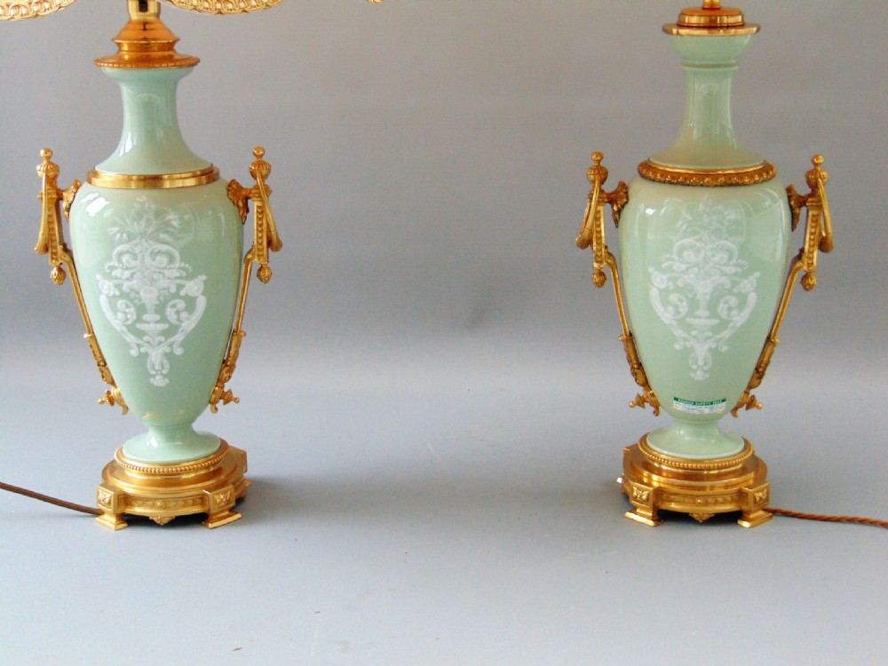 A near Pair of Pate Sur Pate Lamps  View IV