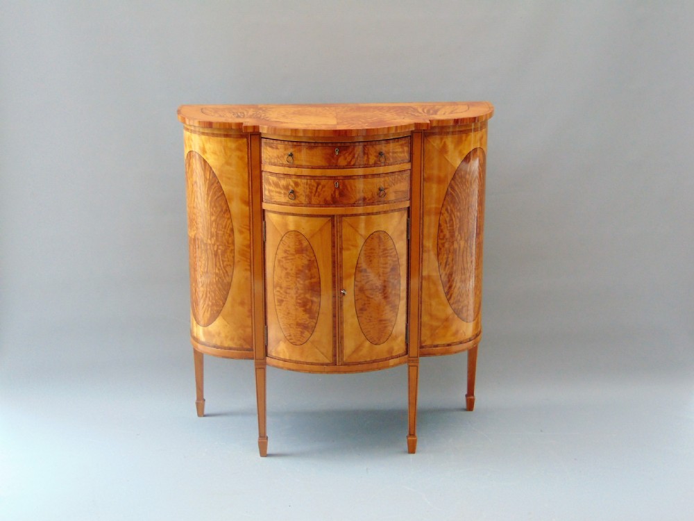 A high quality Satinwood side cabinet  View II