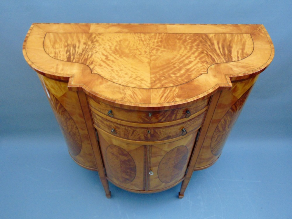 A high quality Satinwood side cabinet  View VI