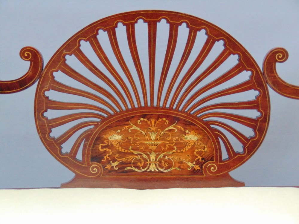 A fine Mahogany Settee window seat  View II