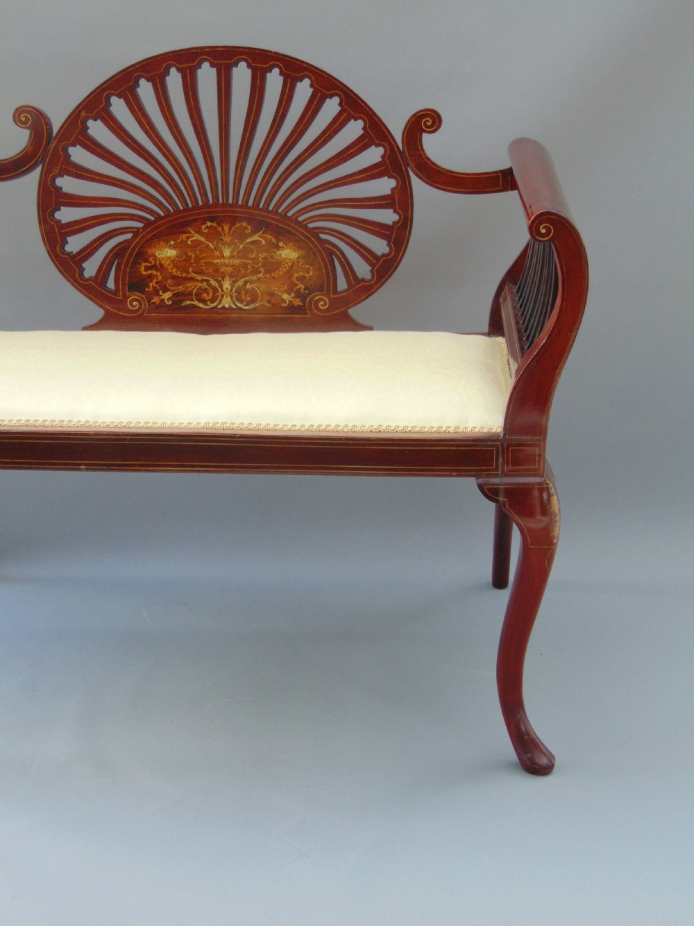 A fine Mahogany Settee window seat  View IV