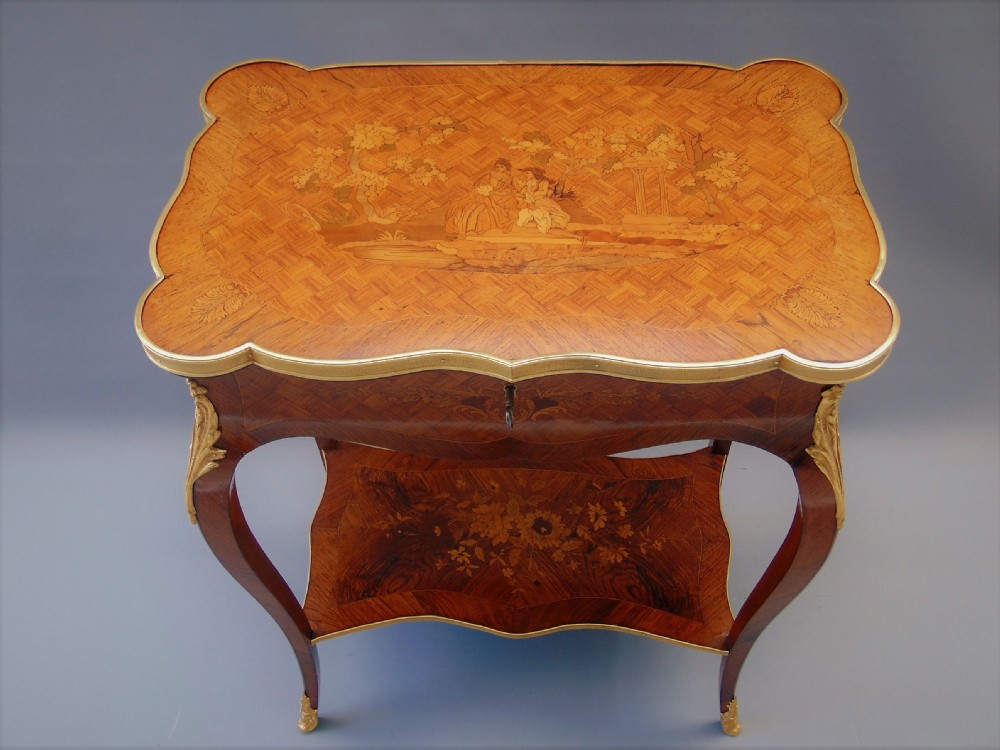 A Pretty French Occasional Table  View III