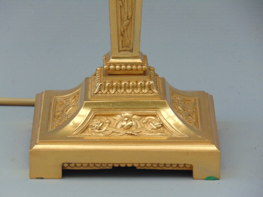 A high quality Ormolu Cherub Table Lamp View V
