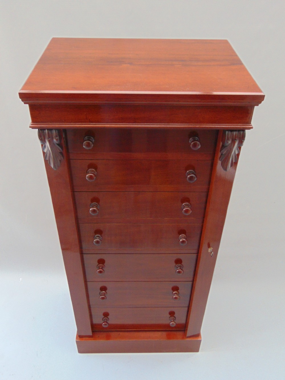 A Mahogany Wellington Chest  View V