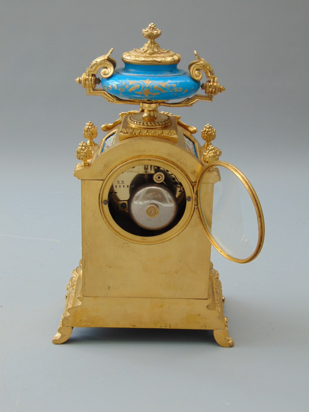 A fine ormolu clock set View X