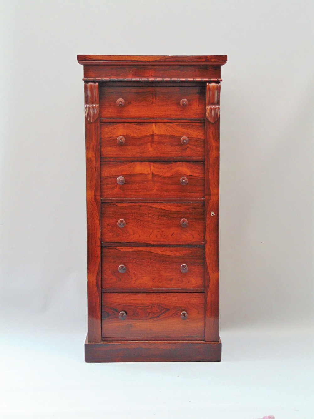 A quality Victorian Rosewood Wellington Chest 