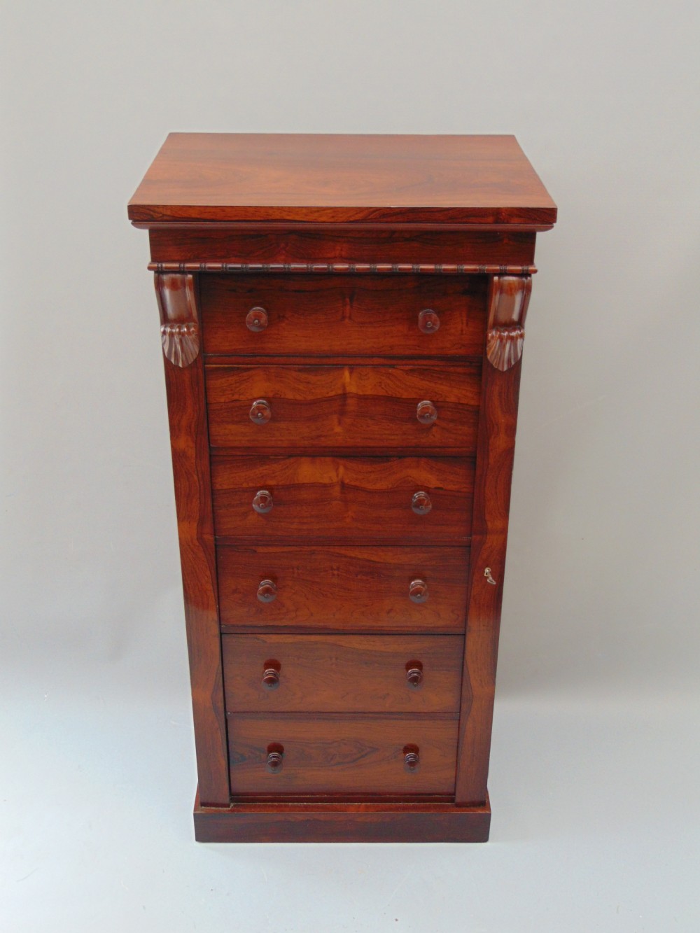 A quality Victorian Rosewood Wellington Chest  View II