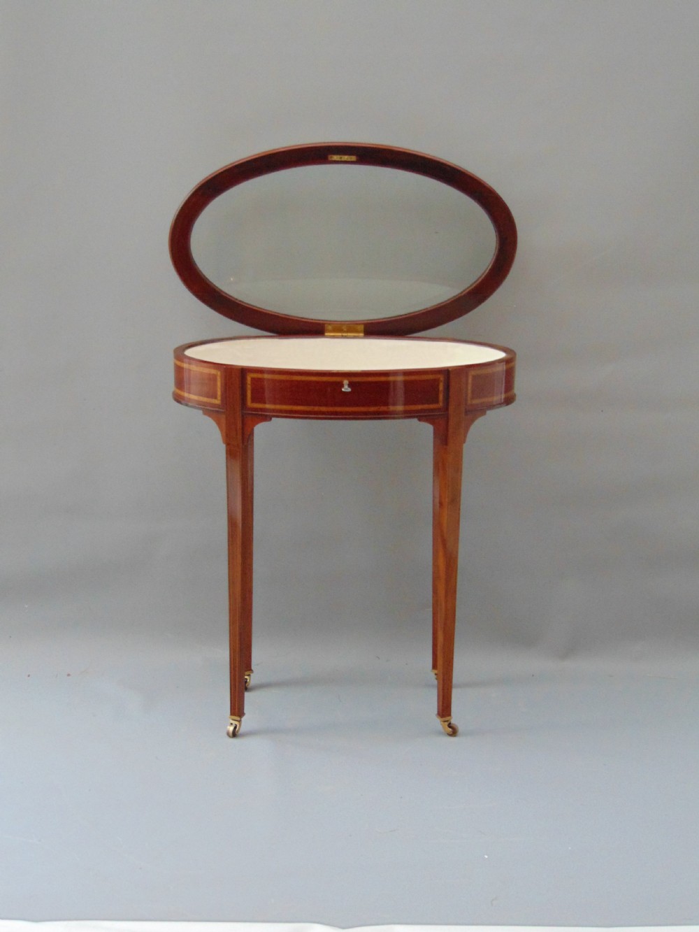 A good Mahogany Bijouterie display table  View IV