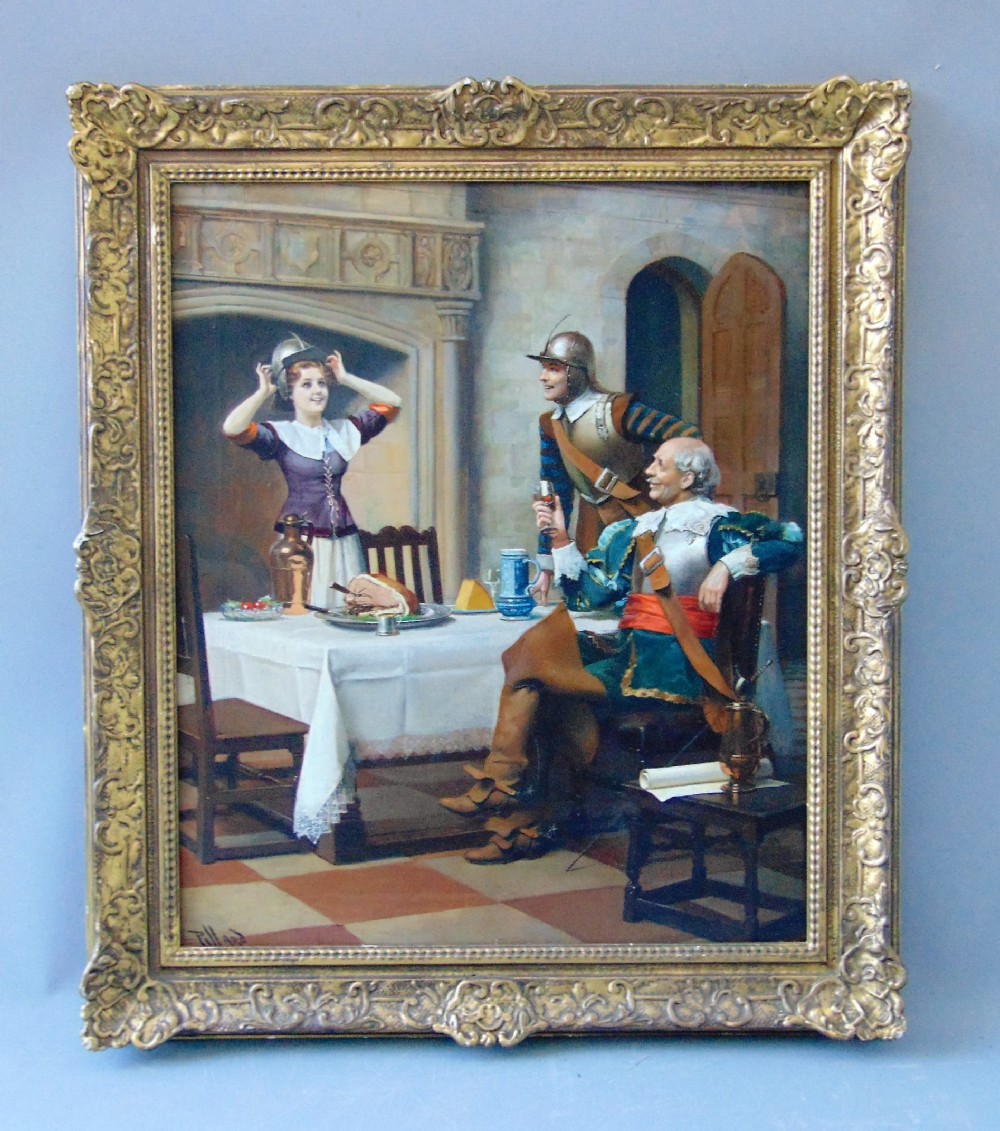 A Oil on Canvass by Piffard 