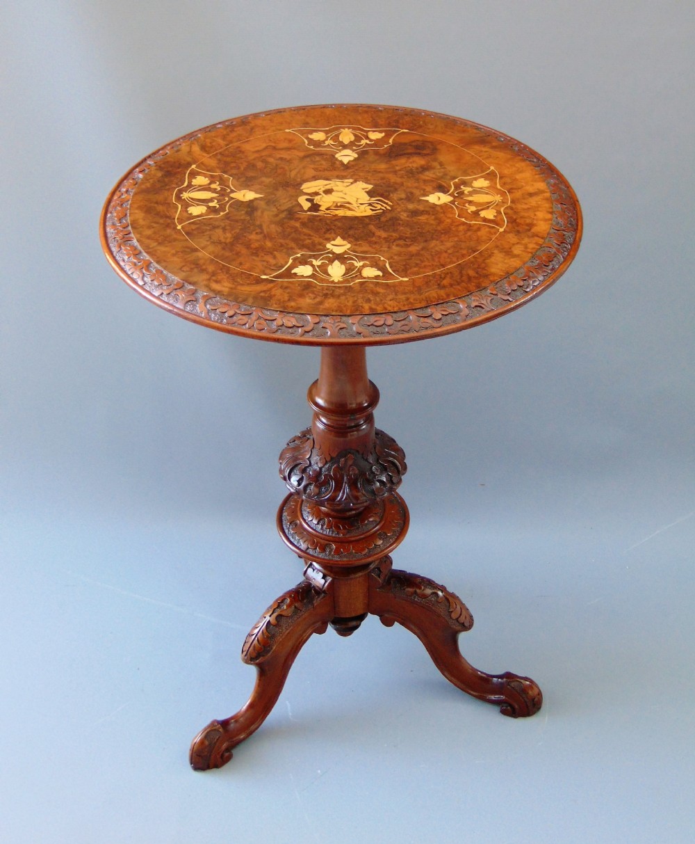 A Burr Walnut Occasional Table 