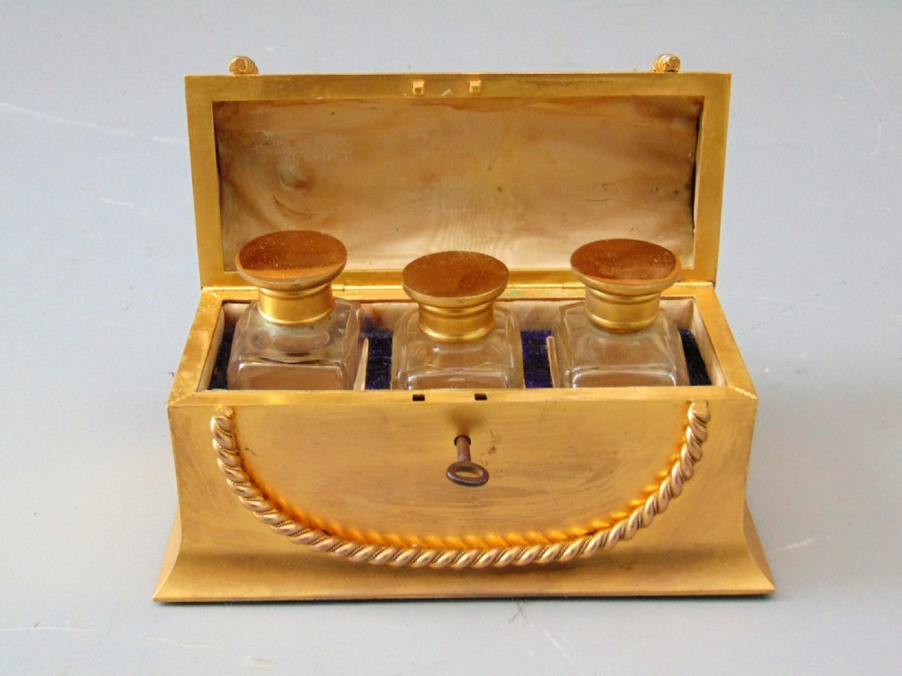 A Ormolu Perfume  Box Casket 