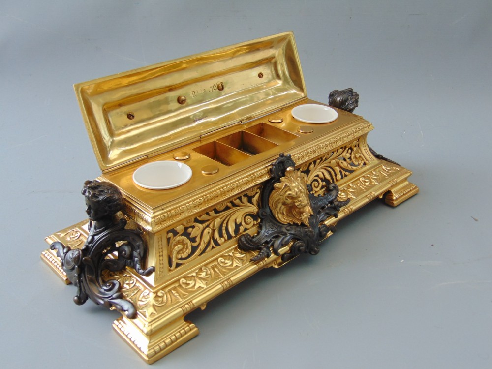 A fabulous Ormolu Desk Stand  View IV