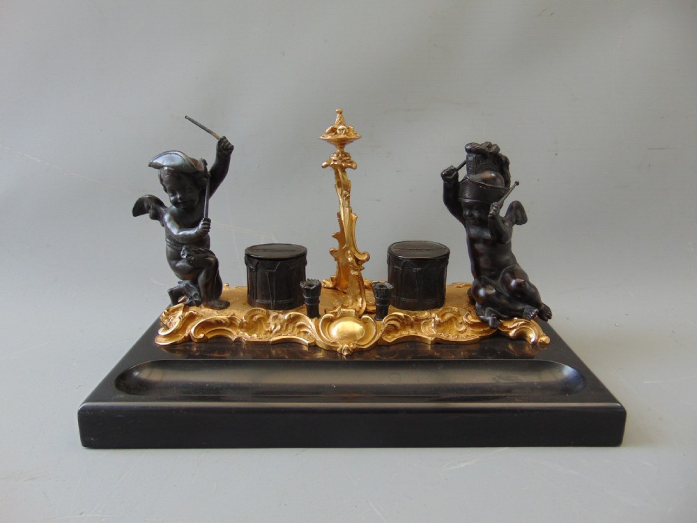 A wonderful Bronze Desk Stand 