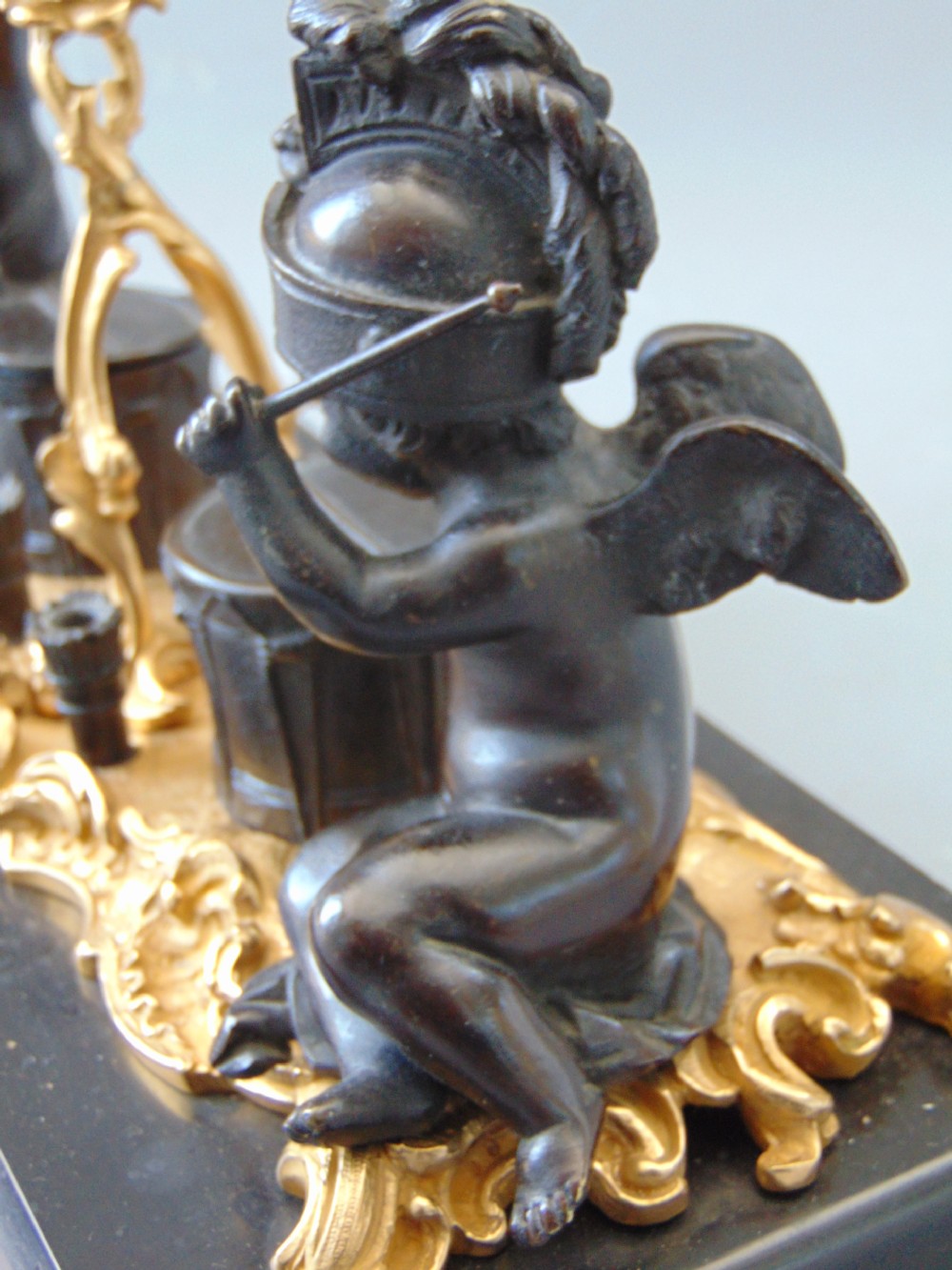 A wonderful Bronze Desk Stand  View VII
