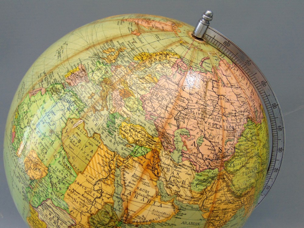 A 12 inch Terrestrial Globe  View III