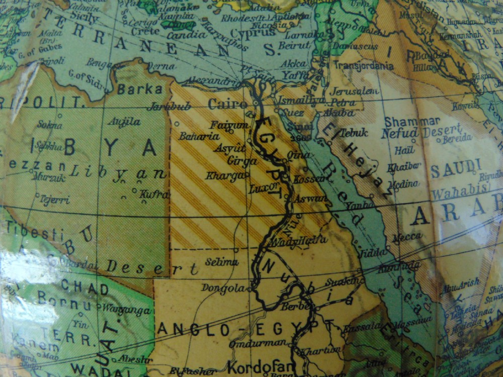 A 12 inch Terrestrial Globe  View XII
