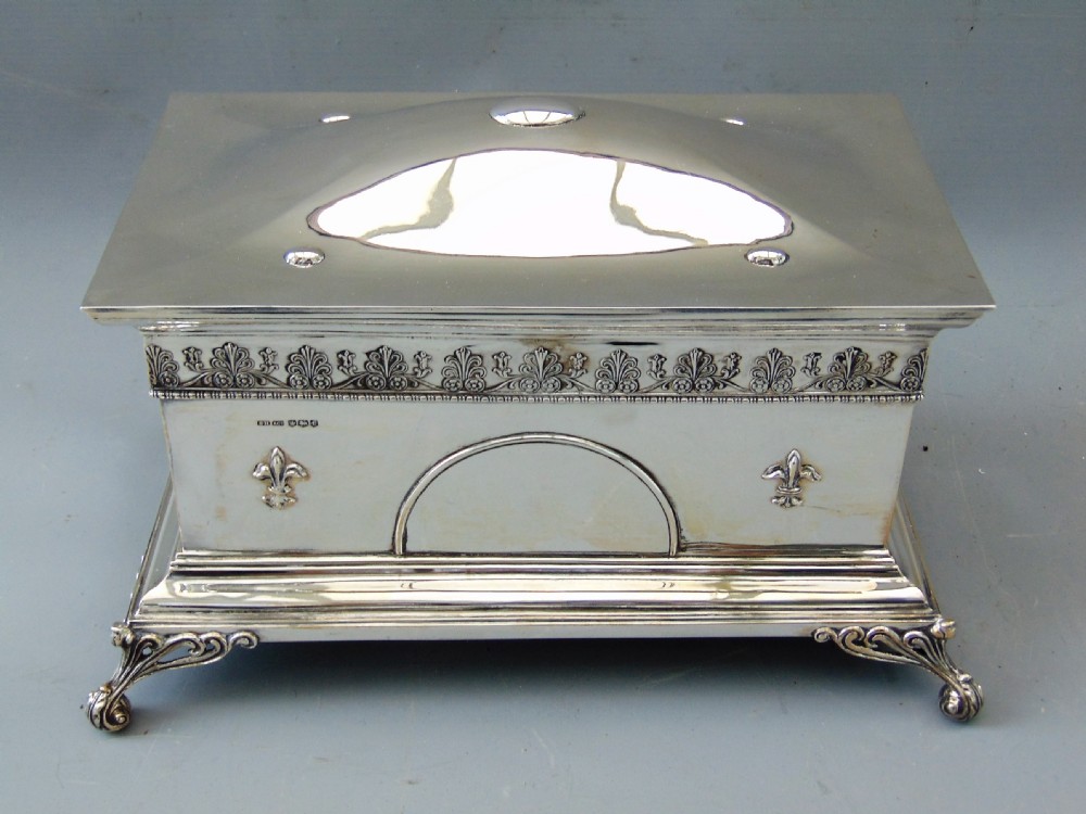 A Silver Jewellery Casket box  View II
